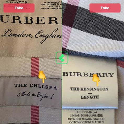 identify burberry raincoat